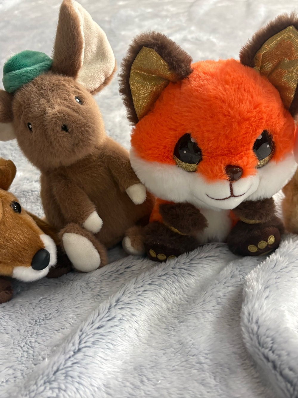 Plush Orange Fox Stuffed Animal - Cute Soft Plush Toy